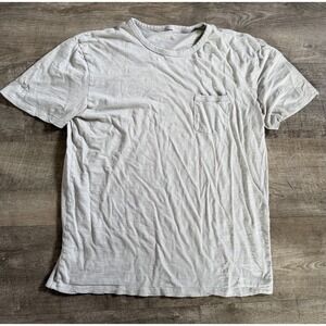 Vuori Mens Tradewind Pocket Tee Charcoal Gray Short Sleeve Shirt V1031 Size L